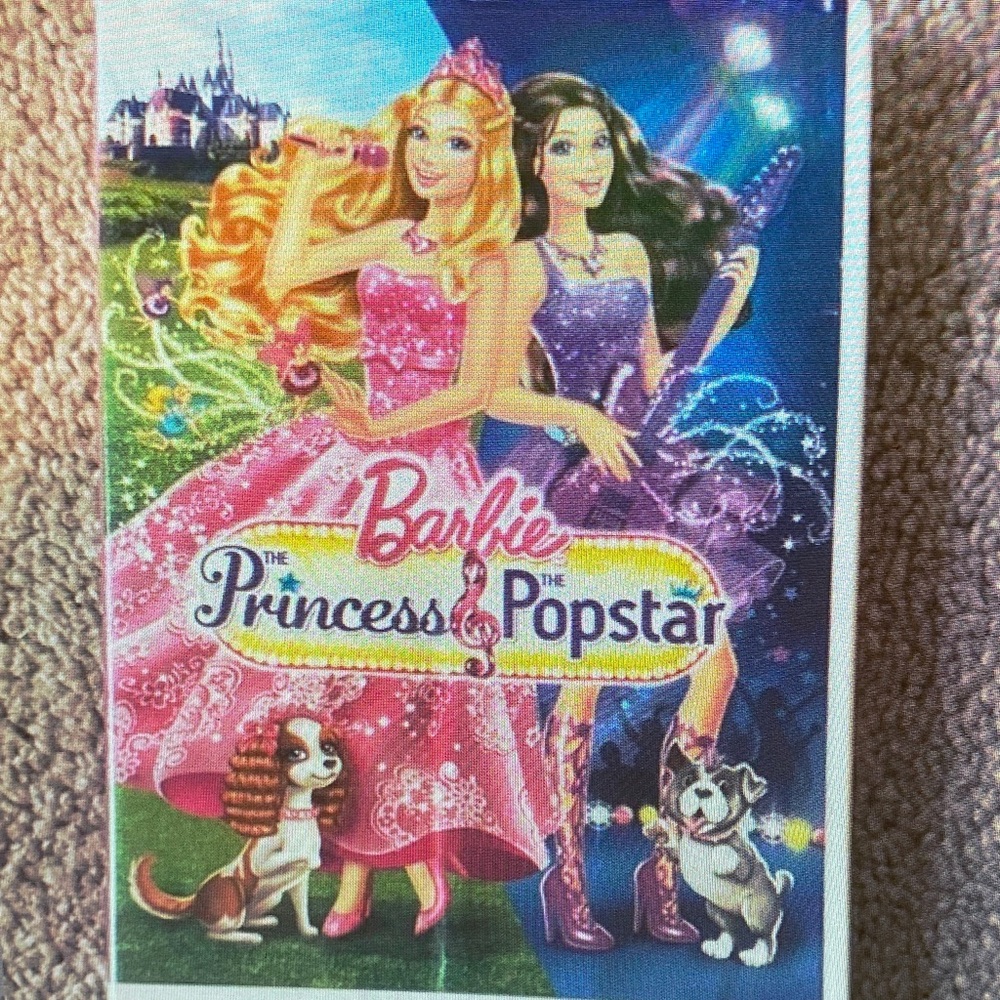 Barbie Pink & Purple Princess and Popstar Artwork